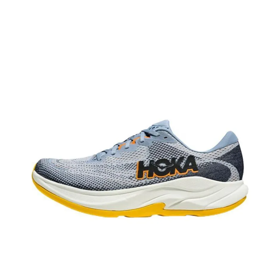 HOKA ONE ONE RINCON 4 Slip Устойчивый к истиранию Низкий Топ Бег на длинные дистанции Тренировки Беговые кроссовки Мужской Синий