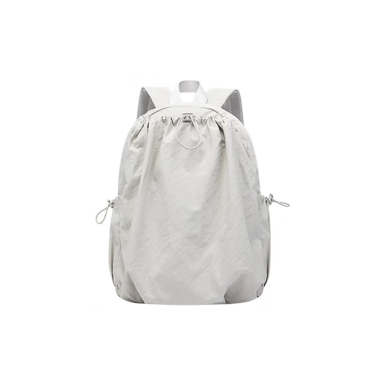 Anta Washed Cloth Backpack Medium Size Unisex Night Mist Gray