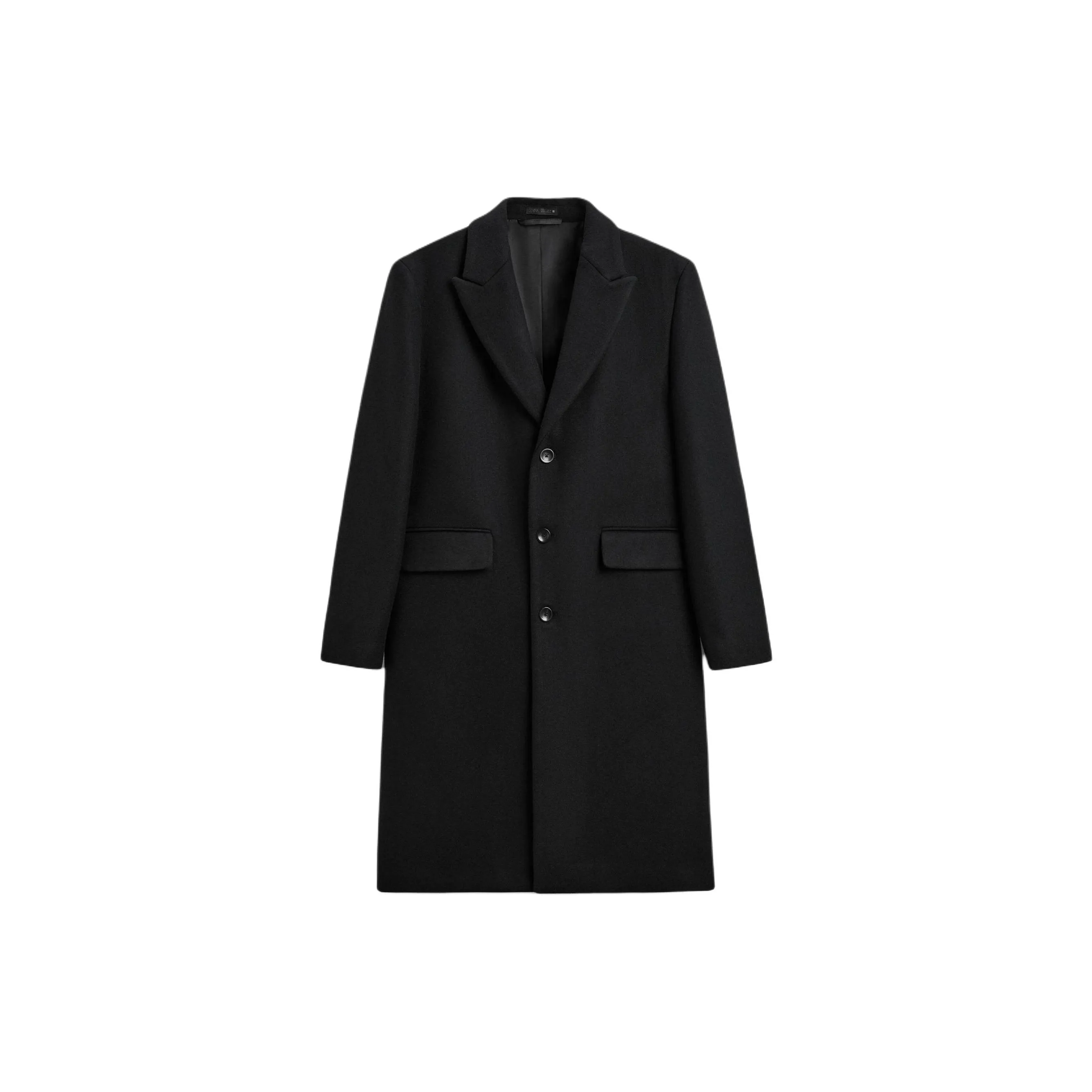 ZARA Черное Мужское Пальто