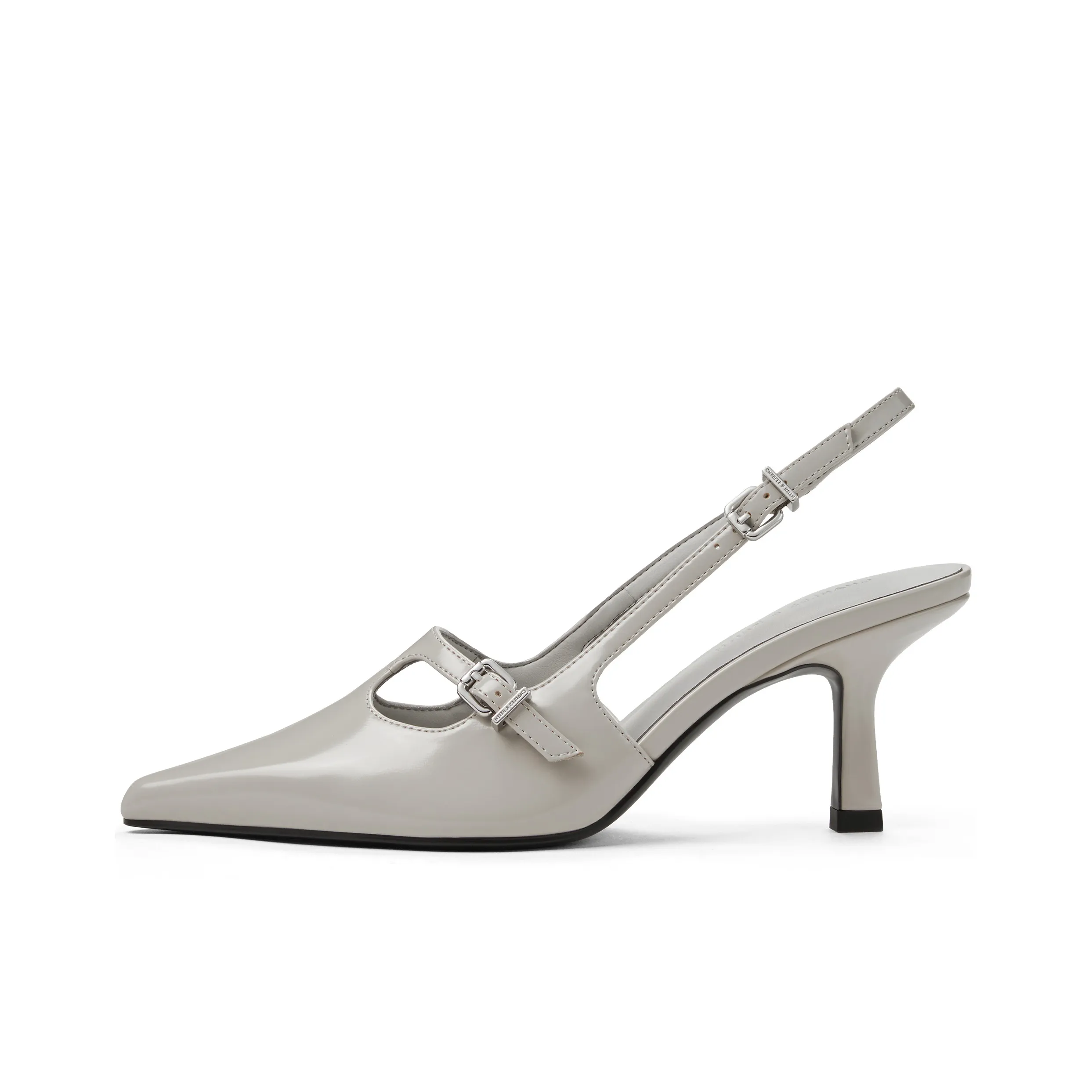 CHARLES&KEITH Small Ck Slim Heel High Heel Sandal 7cm Women's