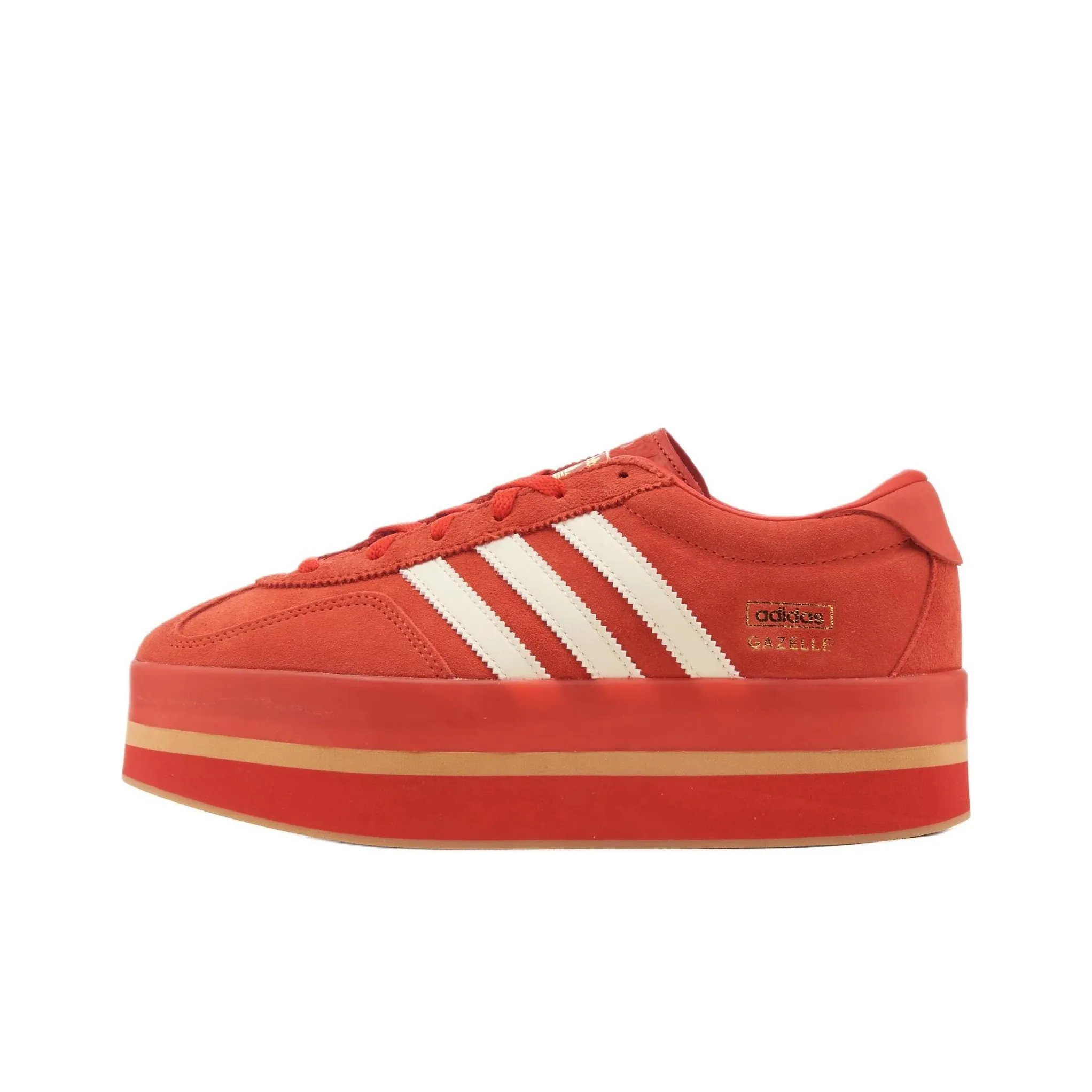 Adidas Women's Gazelle Stack 'Red Cream Gum' Women's
