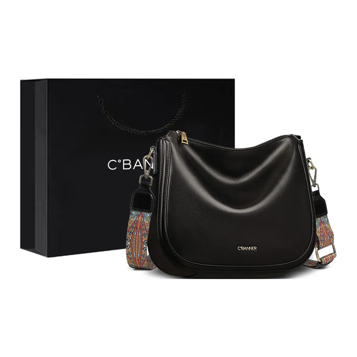 C°BANNER Коровья кожа с синтетической кожей сумка через плечо стандартная женская многоцветная