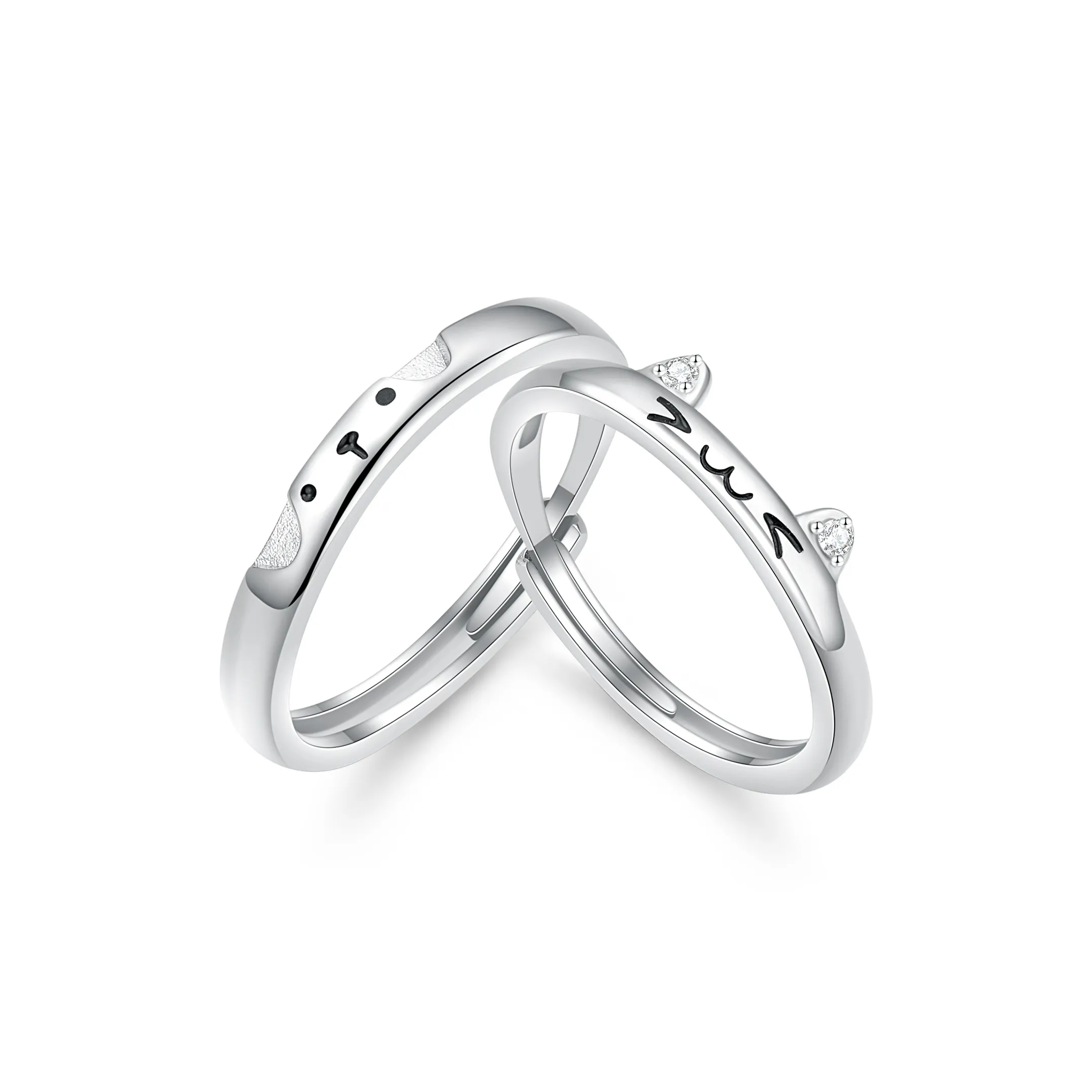 Jodie&Kevin 999 Fine Silver Rings Unisex