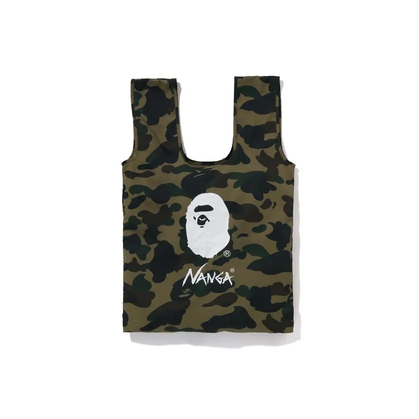 A BATHING APE NANGA Полиэстер Сумка для покупок Стандартная Унисекс Зеленый