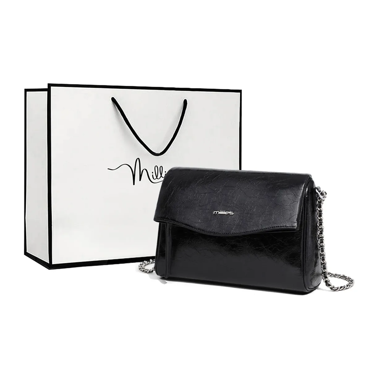MILLIE'S Сумка через плечо из синтетической кожи сумка-хобо стандартная женская черная