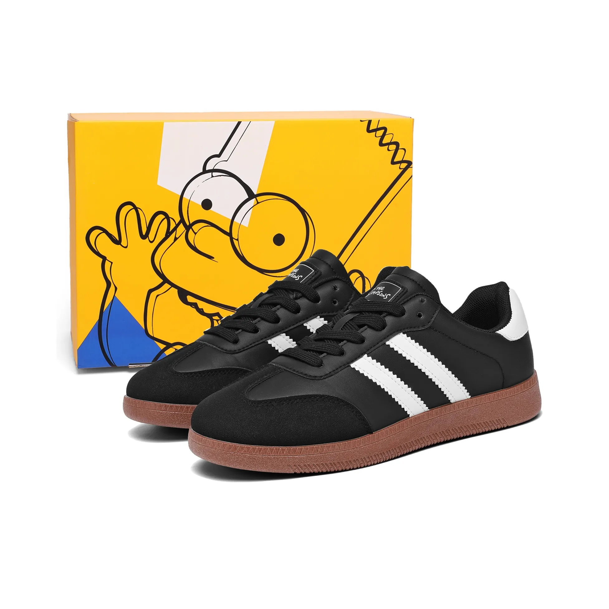 The Simpsons German Army Trainers Unisex Low top White/Gray/Black