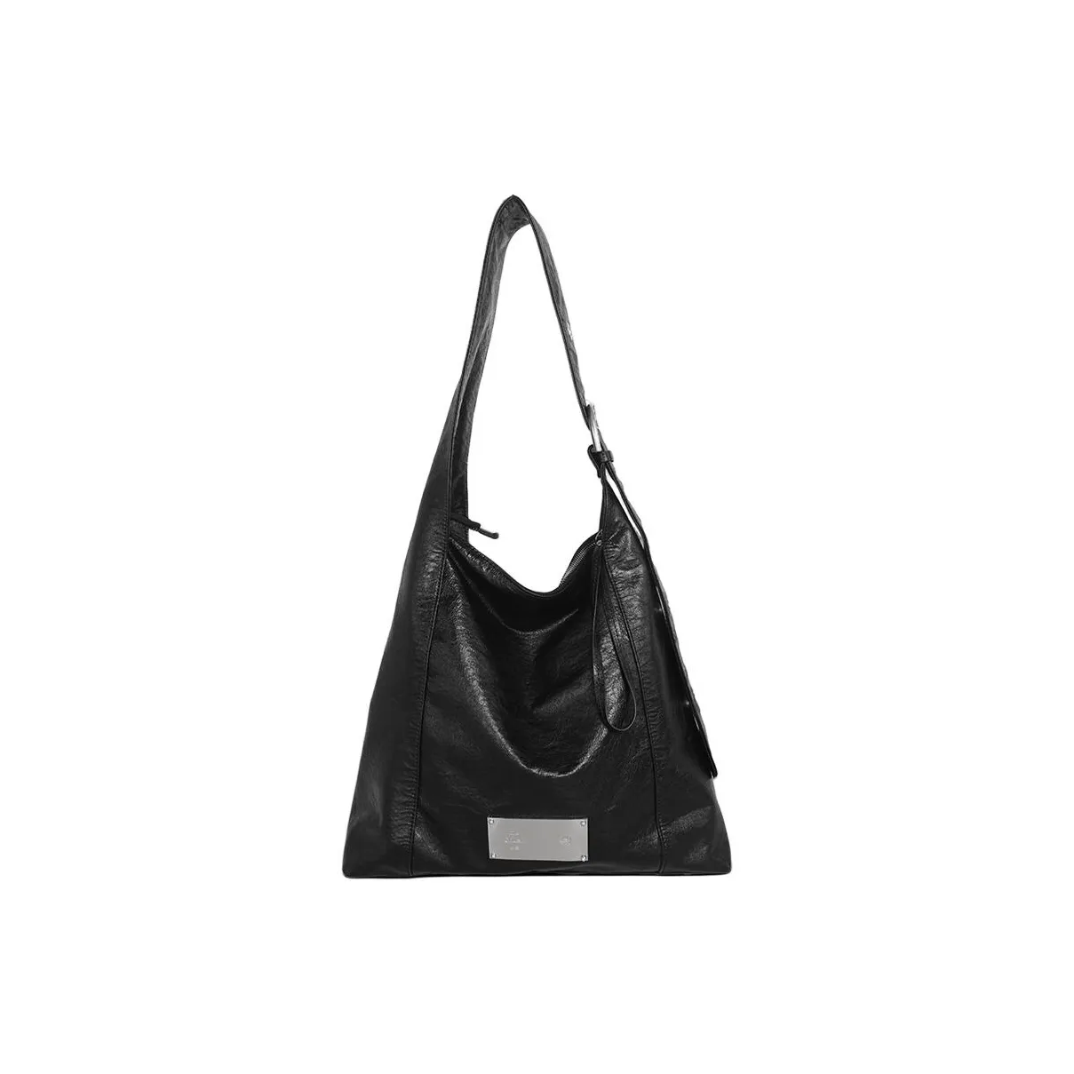 Kikawa Card Сумка-хобо из синтетической кожи унисекс черная коричневая