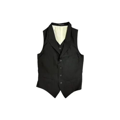 Yohji Yamamoto Pour Homme Черный Мужские Жилеты
