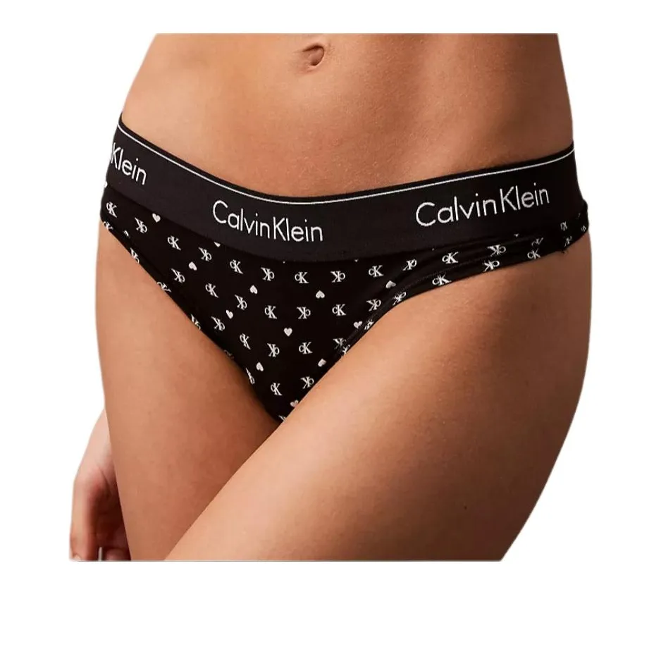 Calvin Klein Стринг Женские 1 Пачка Черный