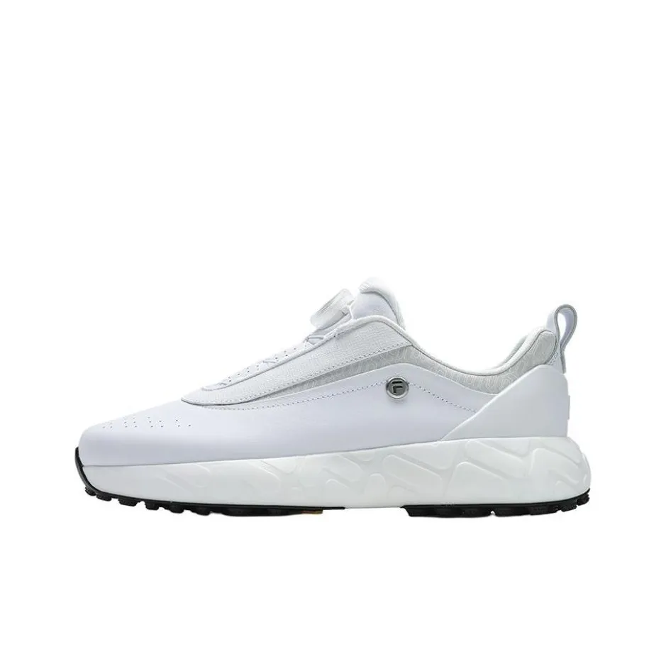 FILA Низкий топ Обувь для гольфа Мужская Белая