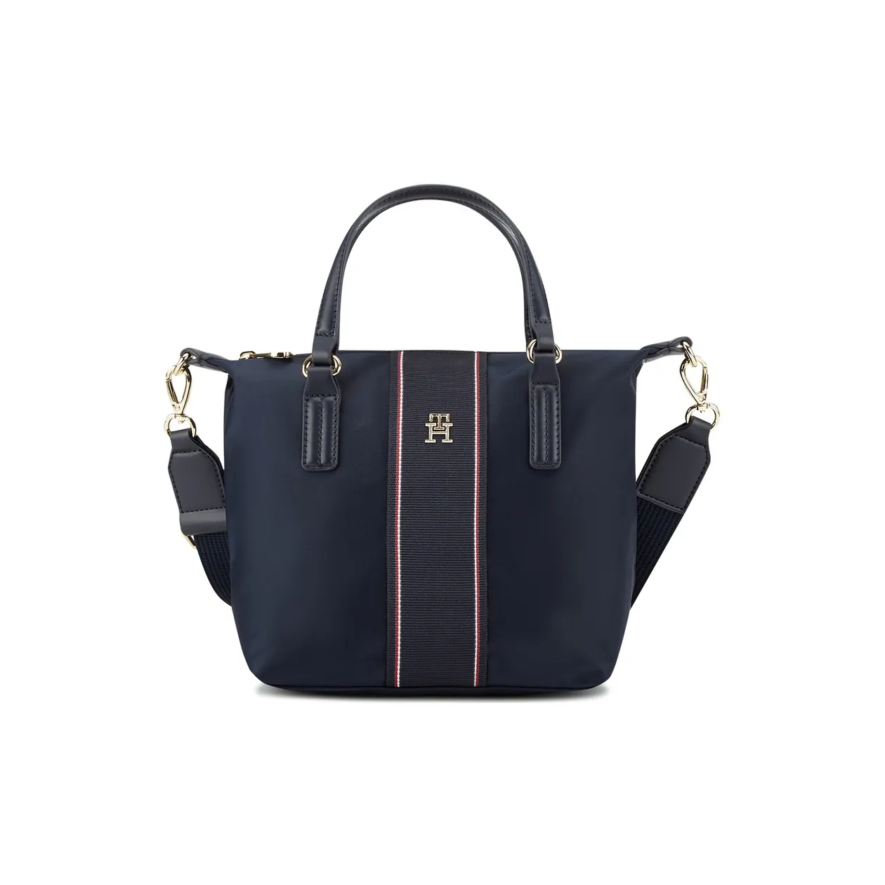 Tommy Hilfiger Полиамид Сумка Большая Женская Темно-синий Белый