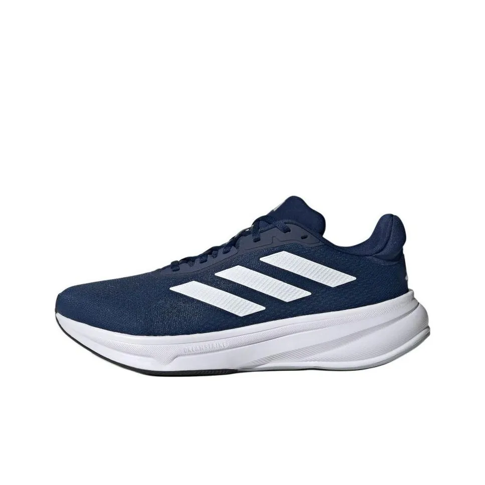 Adidas Response Super Slip-Resistant Abrasion-Resistant Low Top Casual Running Shoes Men's Dark Blue Adidas Response Super Slip-Resistant Abrasion-Resistant Низкий Топ Повседневные Беговые Кроссовки Мужские Темно-Синий