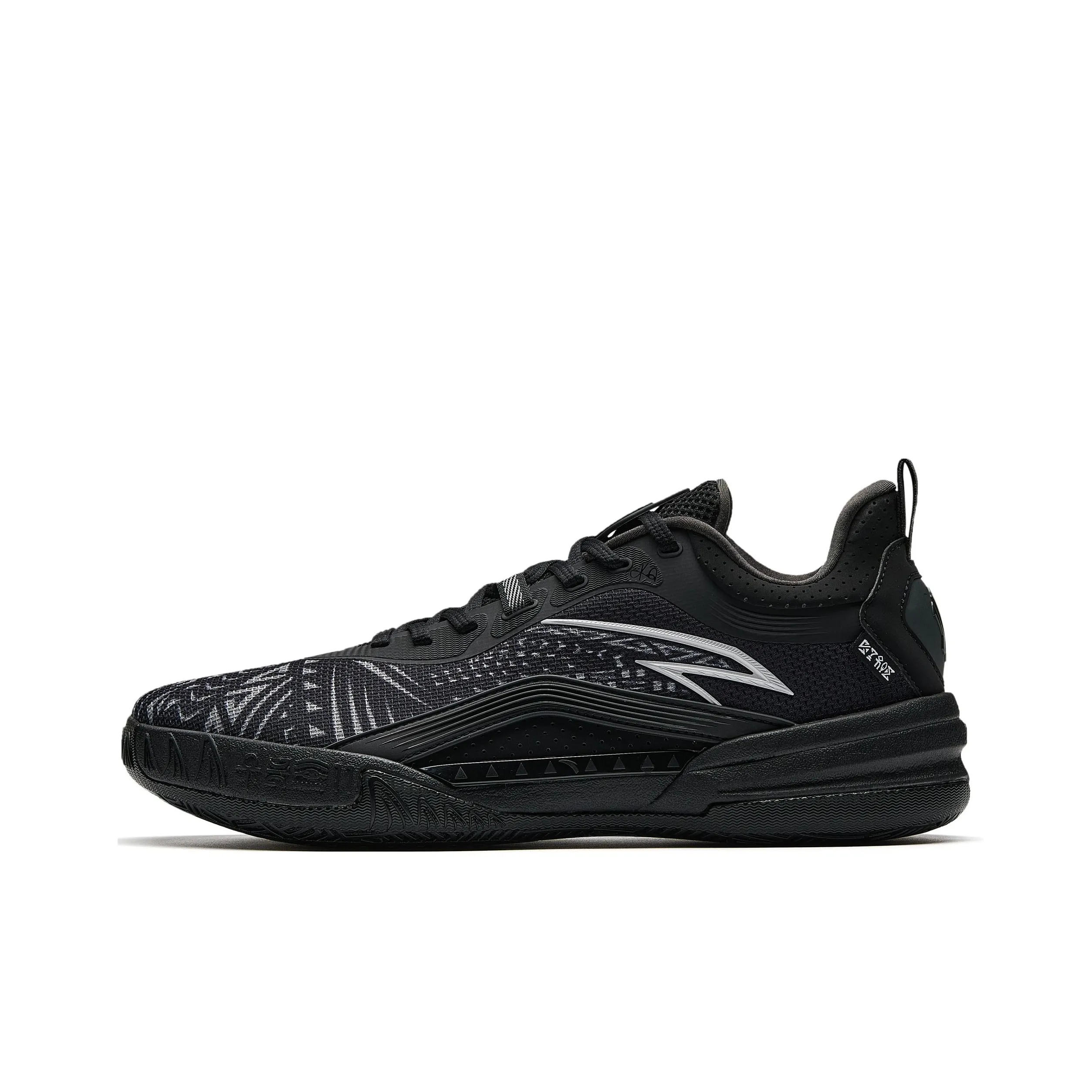 Anta KAI 1 TEAM Low-Top Basketball Shoes Men's Black Gray