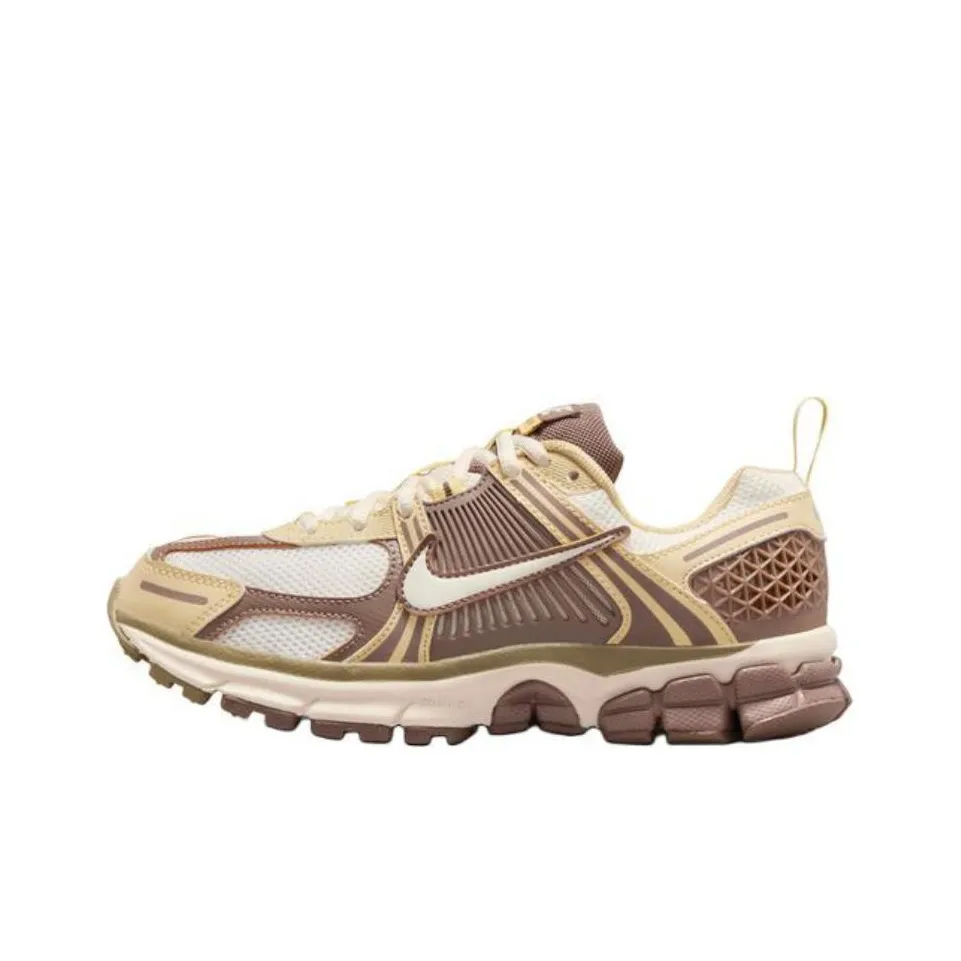 Nike Vomero 5 Устойчивый к истиранию Низкий Топ Детские Беговые Кроссовки Белый-Коричневый