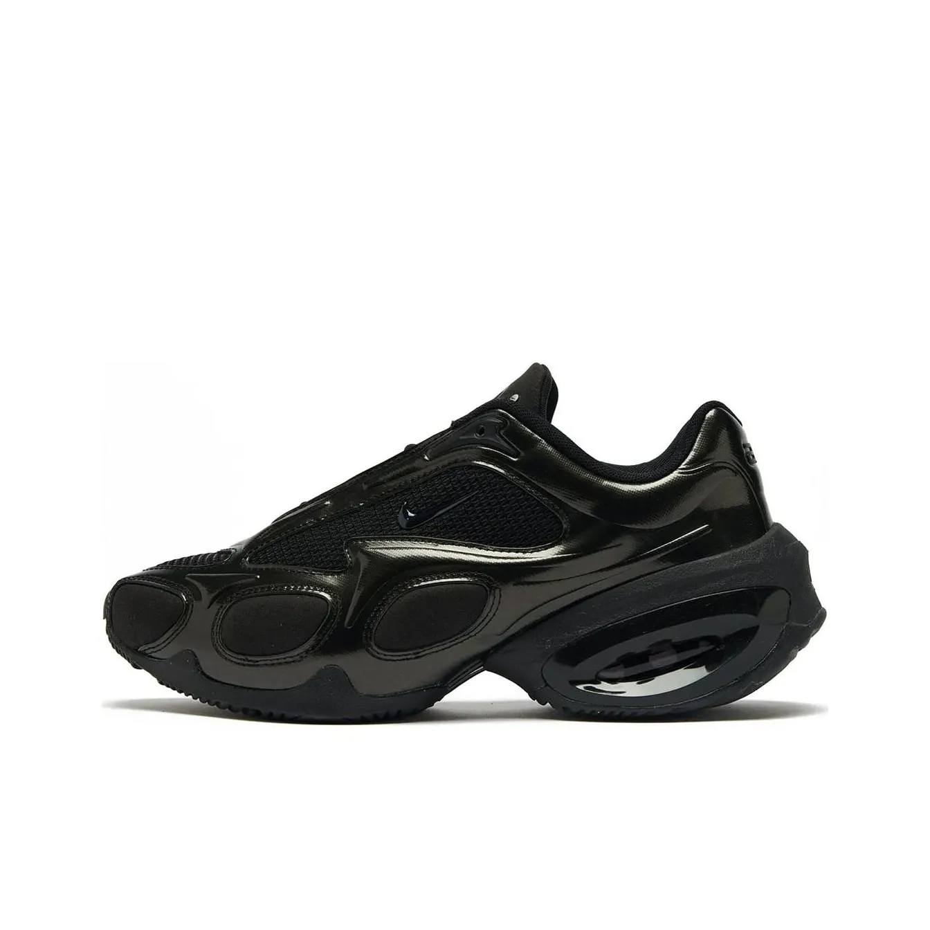 Nike Air Max Muse Abrasion Resistant Низкий Топ Повседневная Обувь Женская Черная