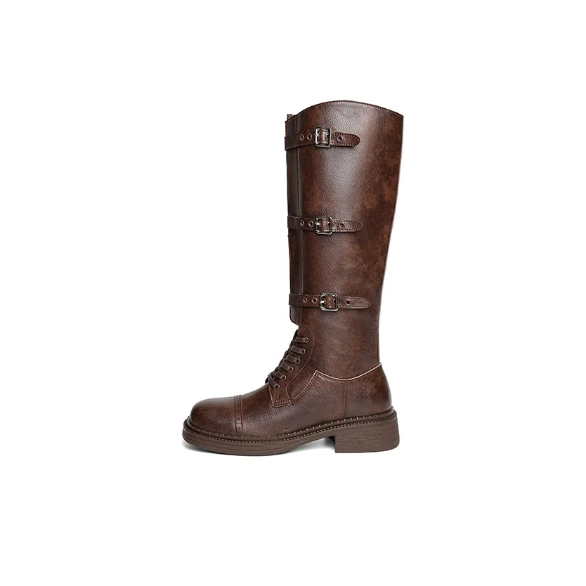 RED DRAGONFLY Knee high Boots 4.9CM Women's