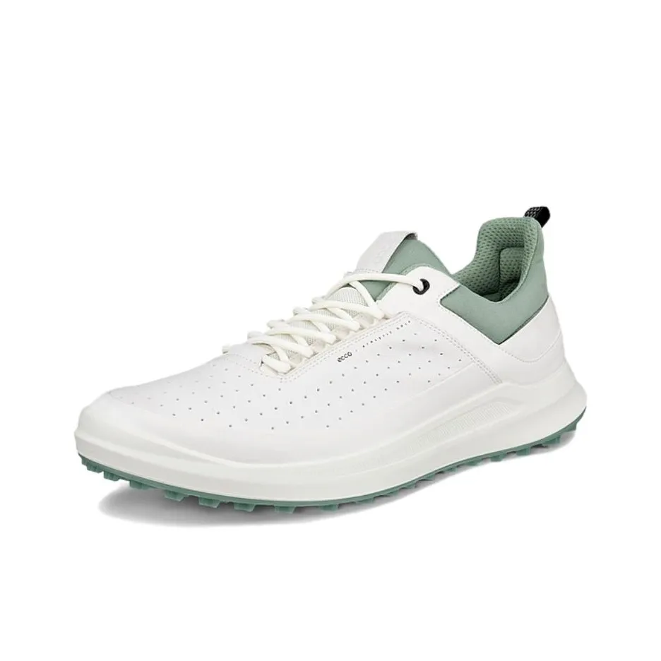Ecco Golf Core Low Топ Мужская Обувь для гольфа Белый Зеленый