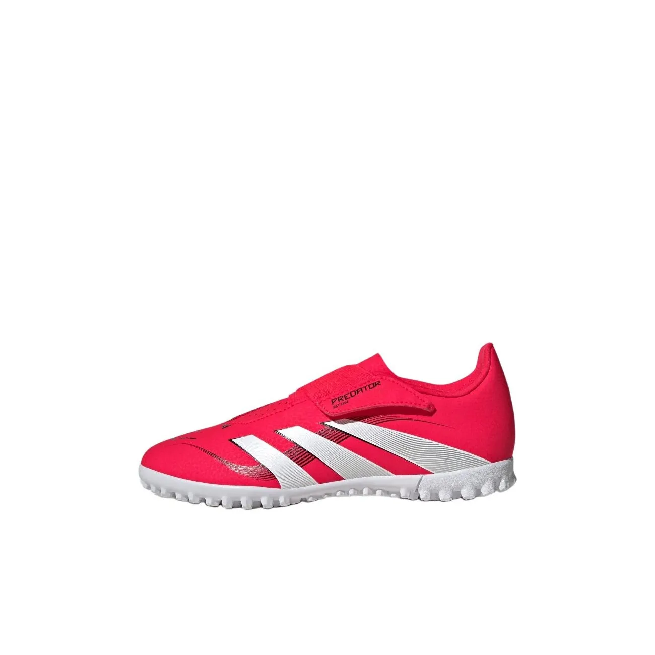 Adidas Predator CLUB Slip-resistant Abrasion-resistant Low Top Детская футбольная обувь Ярко-красный Белый Черный Детская
