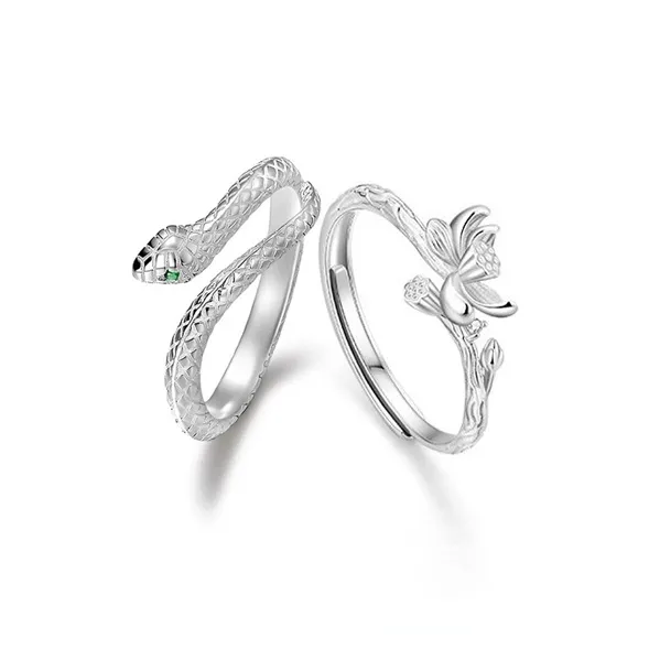 GLOIRE S999 Fine Silver Rings Unisex Minimalist Style Fashion Niche Design Advanced Touch Everyday Versatile Commute