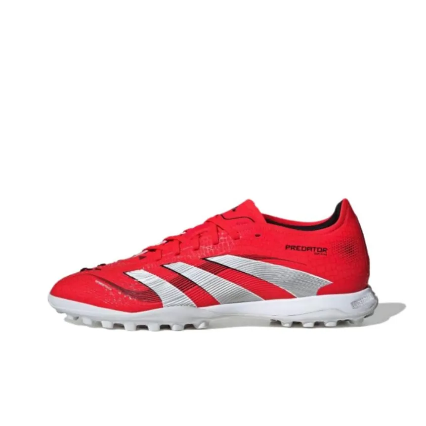 Adidas PREDATOR PRO TF Шипы Устойчивые к истиранию Футбольные бутсы Унисекс Красный