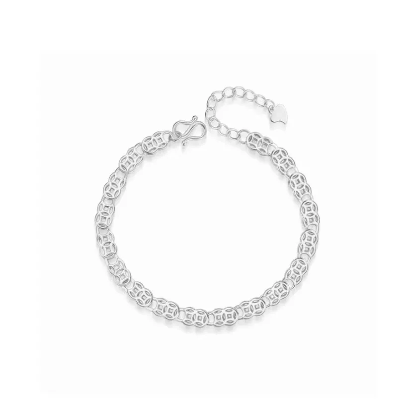 Hui Xuan Charm 999 Fine Silver Bracelets Women's