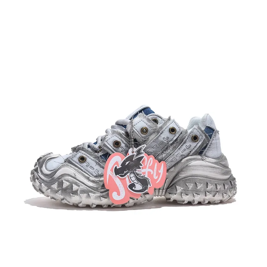 Jifffly Breathable Height Increasing Low Top Chunky Sneakers Unisex