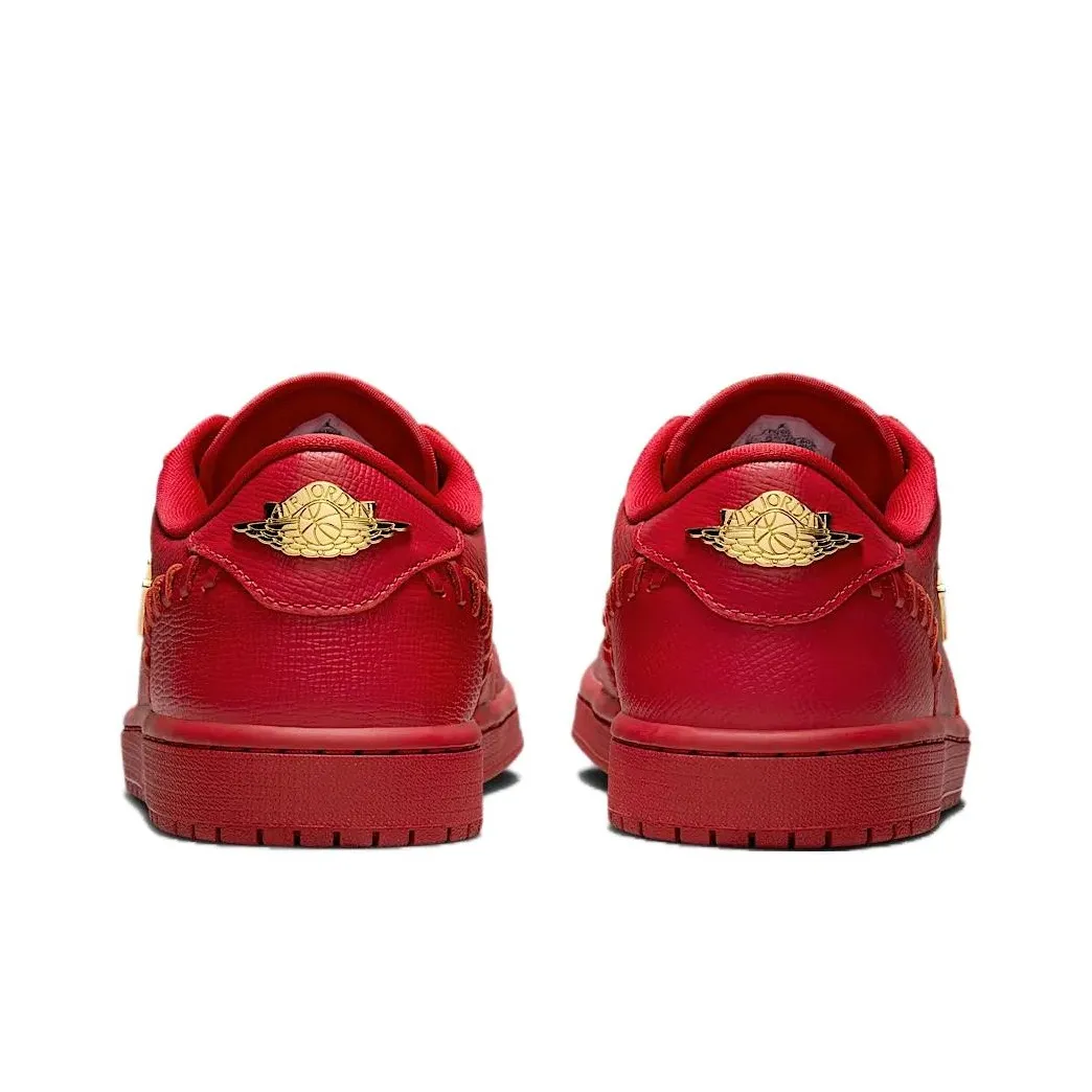 Jordan 1 Low Method Of Make Gym Red Metallic Gold Women's