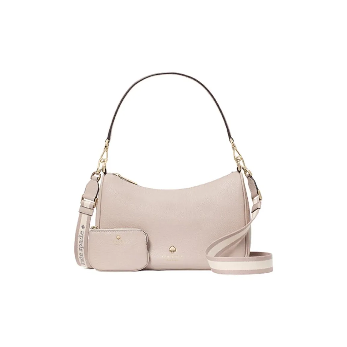 Kate Spade Корова Кожа Одно Плечо Сумка Маленькая Женская Серый