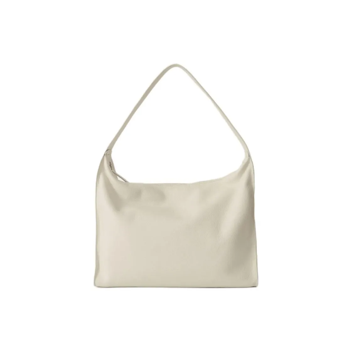 NOTHING WRITTEN Cow Leather Shoulder Bag Mini Women's Ivory White