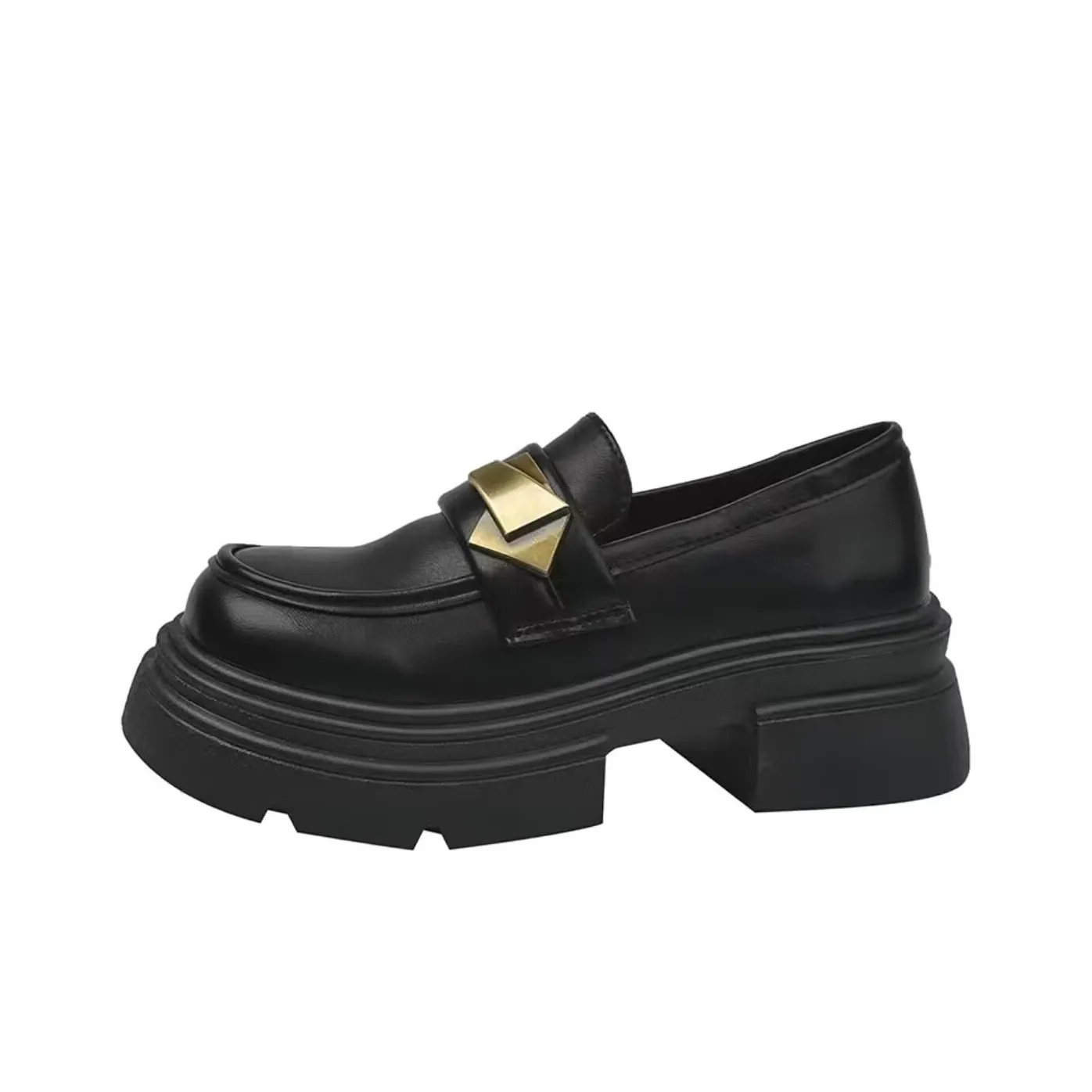 BINGO DUCK Лоферы Женские Черные