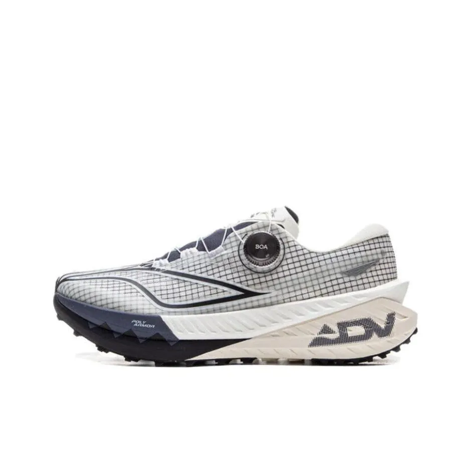 LINING Dulu PRO V2 Low Топ Повседневная Обувь для Трейл-Бега Мужская Серый Черный