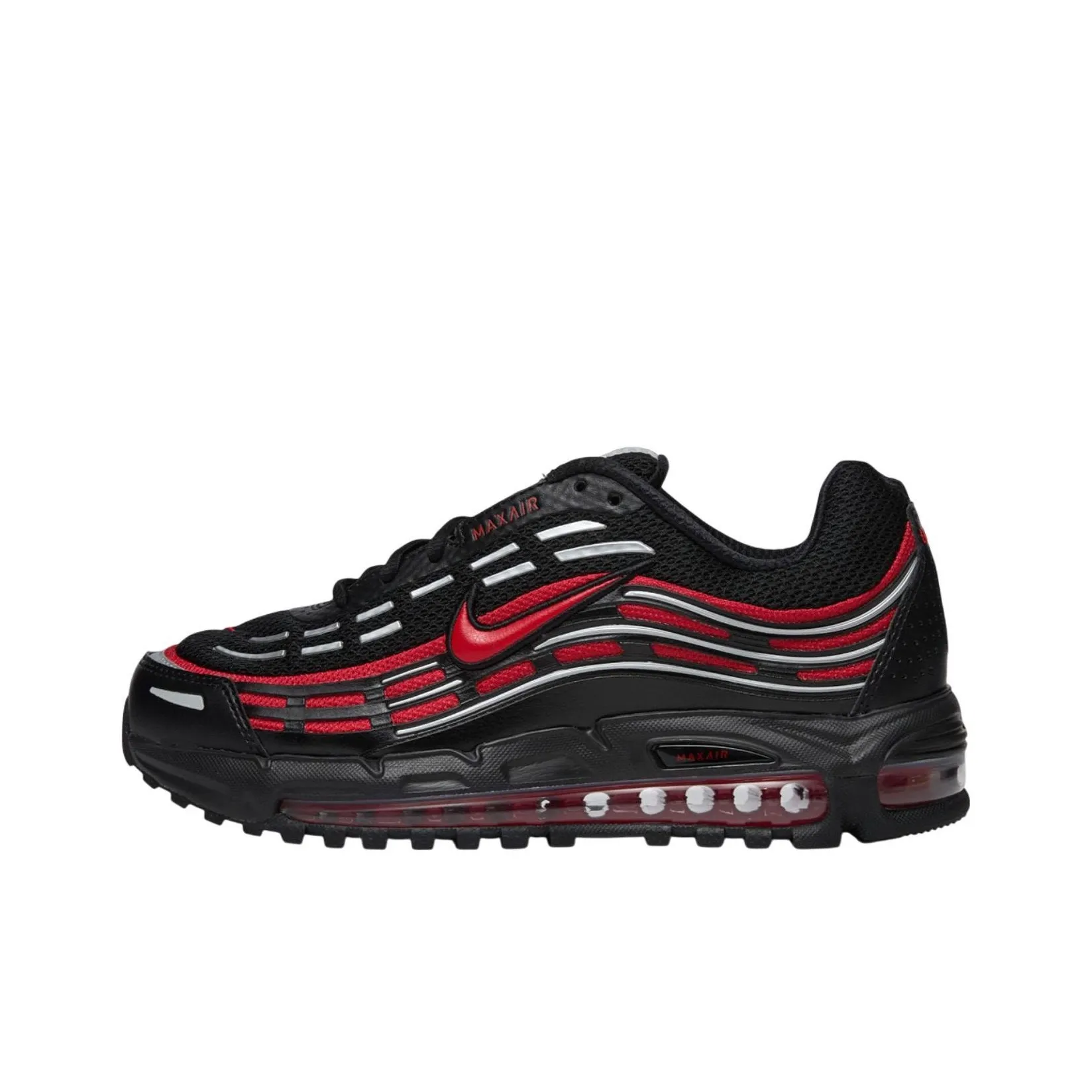 Nike AIR MAX TL 2.5 Low Top Casual Shoes Unisex Black Red