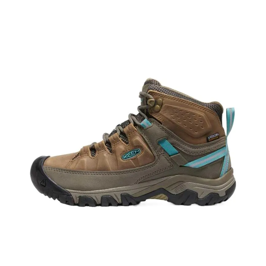 KEEN Targhee 3 Abrasion Resistant Slip Resistant Crew Outdoor Boots Women's Brown