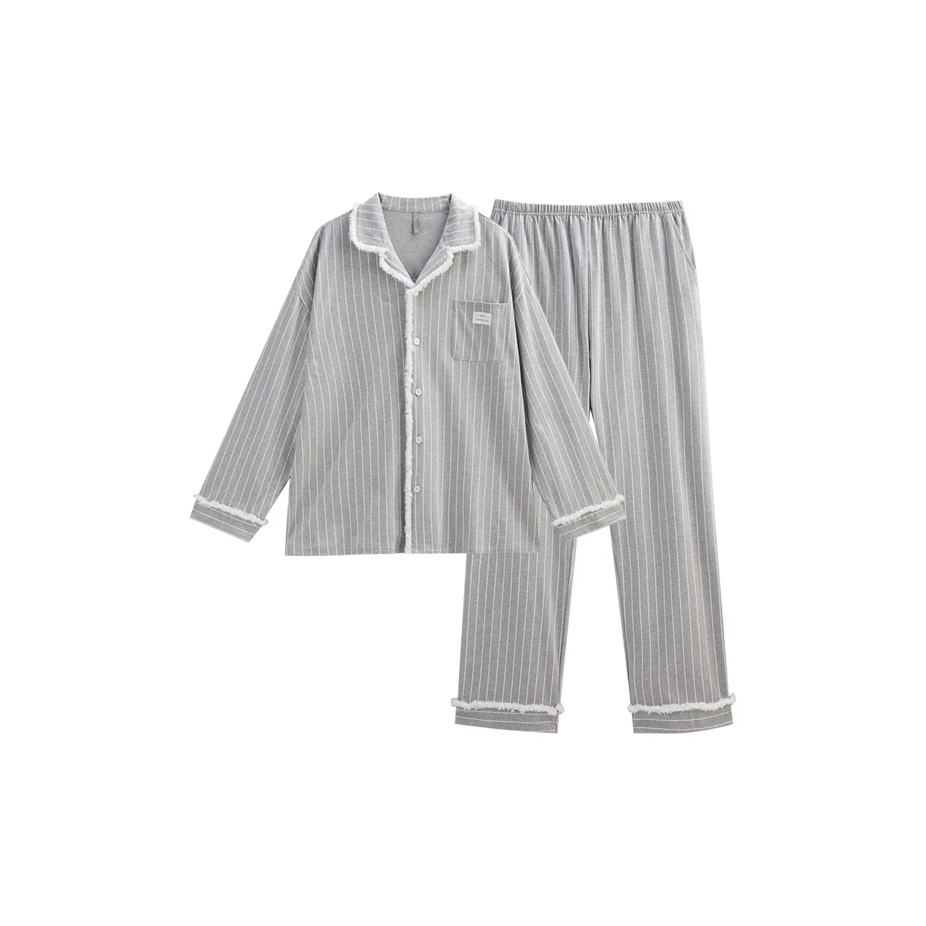 Same Language Пижамный комплект Мужской Упрощенный Серый