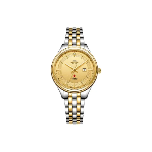 Beijing Автоматический Механический Movement Мужские Часы 42mm*11,7mm*20mm Золотой