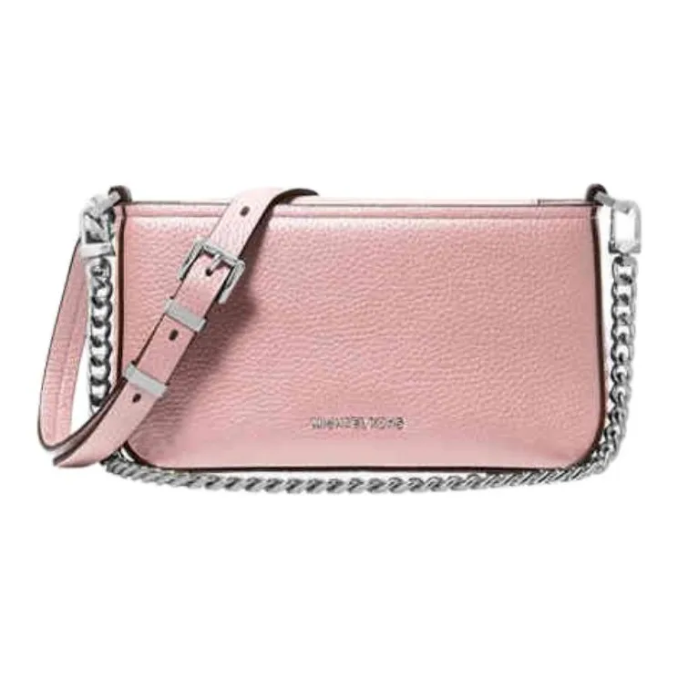 MICHAEL KORS Bryant Коровья кожа Сумка через плечо Маленькая Женская Светло-розовая