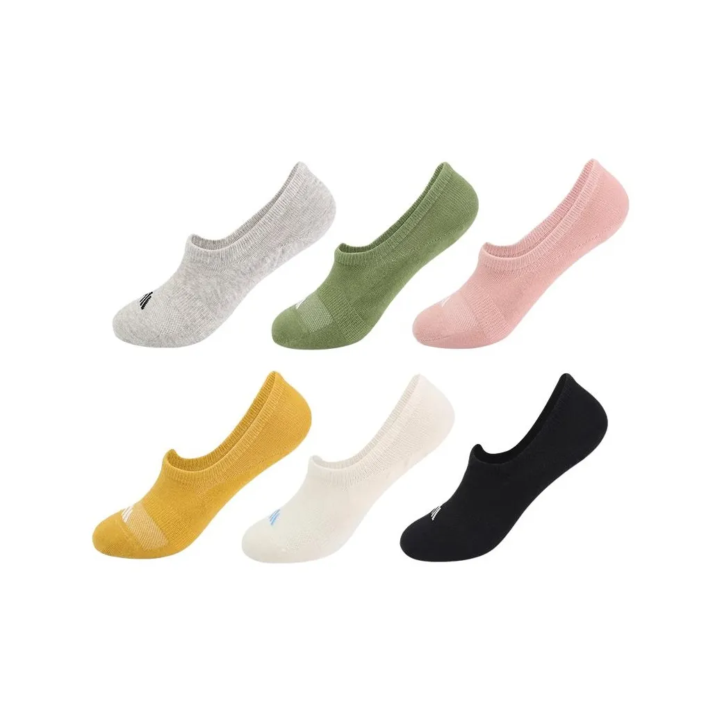 COMBO No Show Socks Women's 6 Pack
