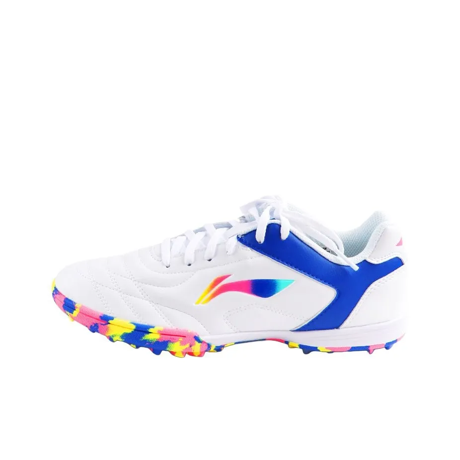 LINING Футбольные бутсы Низкие Стандартные Белые/Яркие Цветные Синие Унисекс