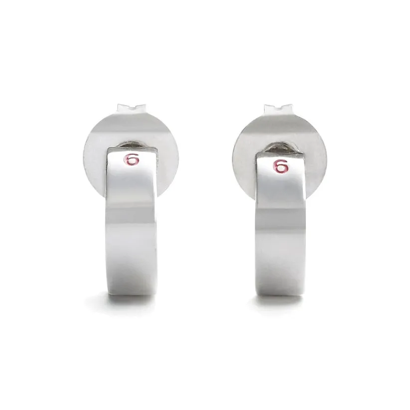 MM6 Maison Margiela Year Of The Snake Minimal Numeric Earrings