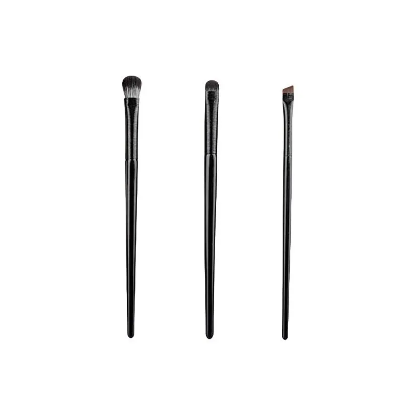 A Few More Cute Black Makeup Brushes Highlighter Detail Brush Blade Eyeliner Worm Eyeliner Brush