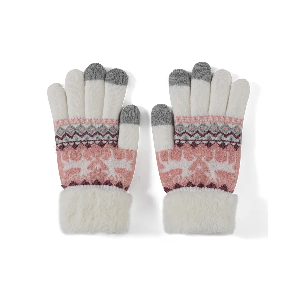 Shizhu Полиэстер Трикотаж Перчатки Женские