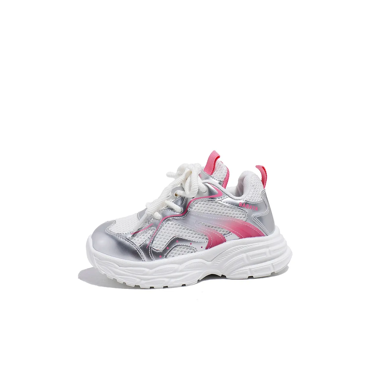 Babaya Slip-resistant Амортизация And Дышащий Низкий Топ Kids Lifestyle Shoes Silver White Baby