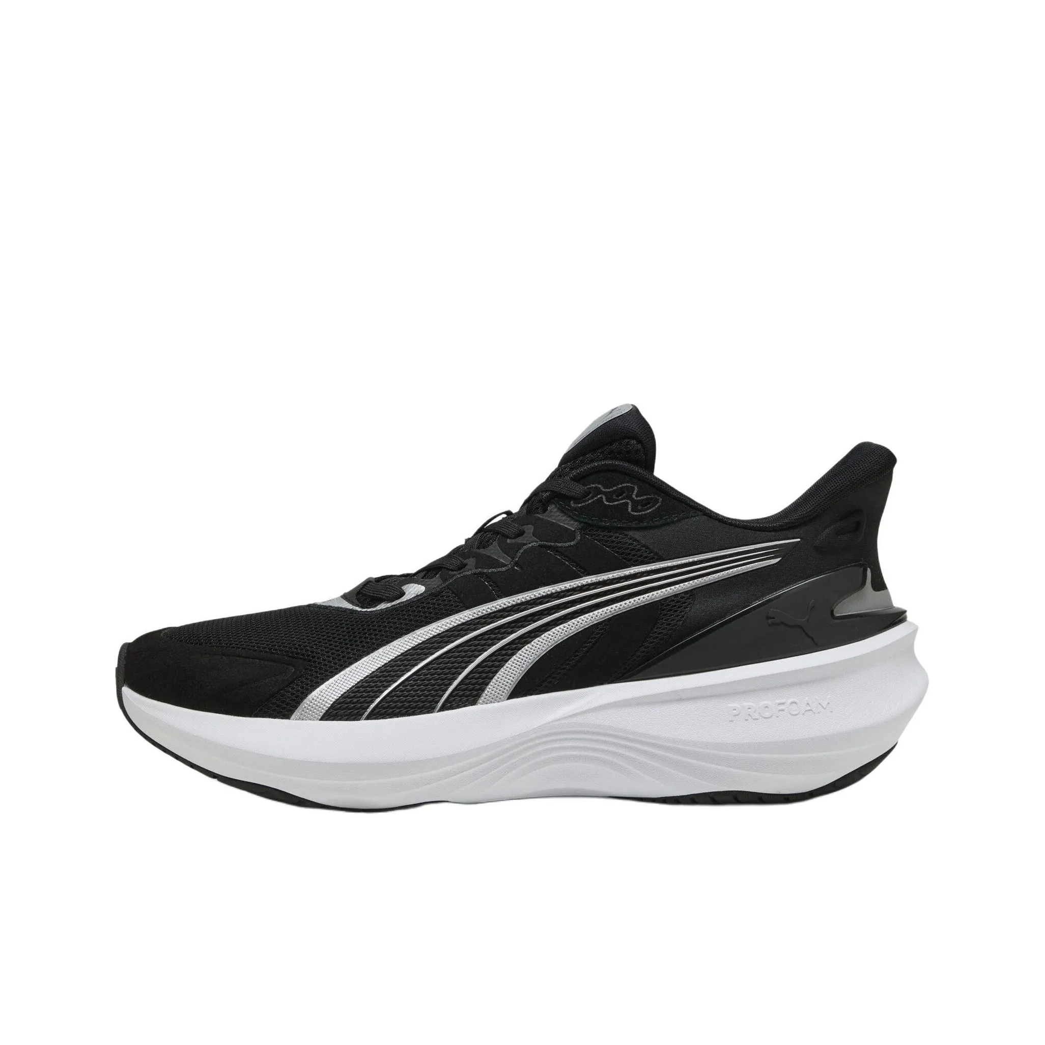 PUMA Pulse Pro Slip-Resistant Abrasion-Resistant Low-Top Беговые кроссовки Унисекс Черный Белый