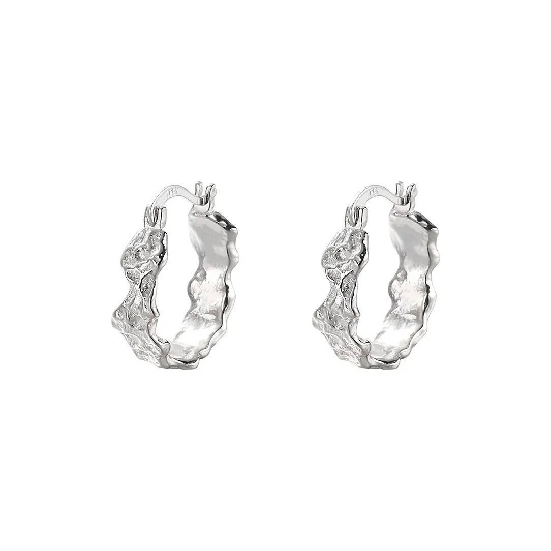 EAR PARTNER Серьги-гвоздики из серебра 925 пробы женские