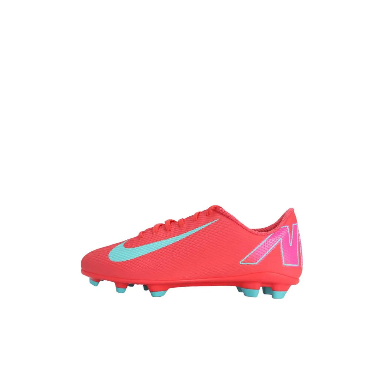 Nike Mercurial Vapor 16 Slip-Resistant Abrasion-Resistant Низкие Детские Футбольные Бутсы Красный Детский