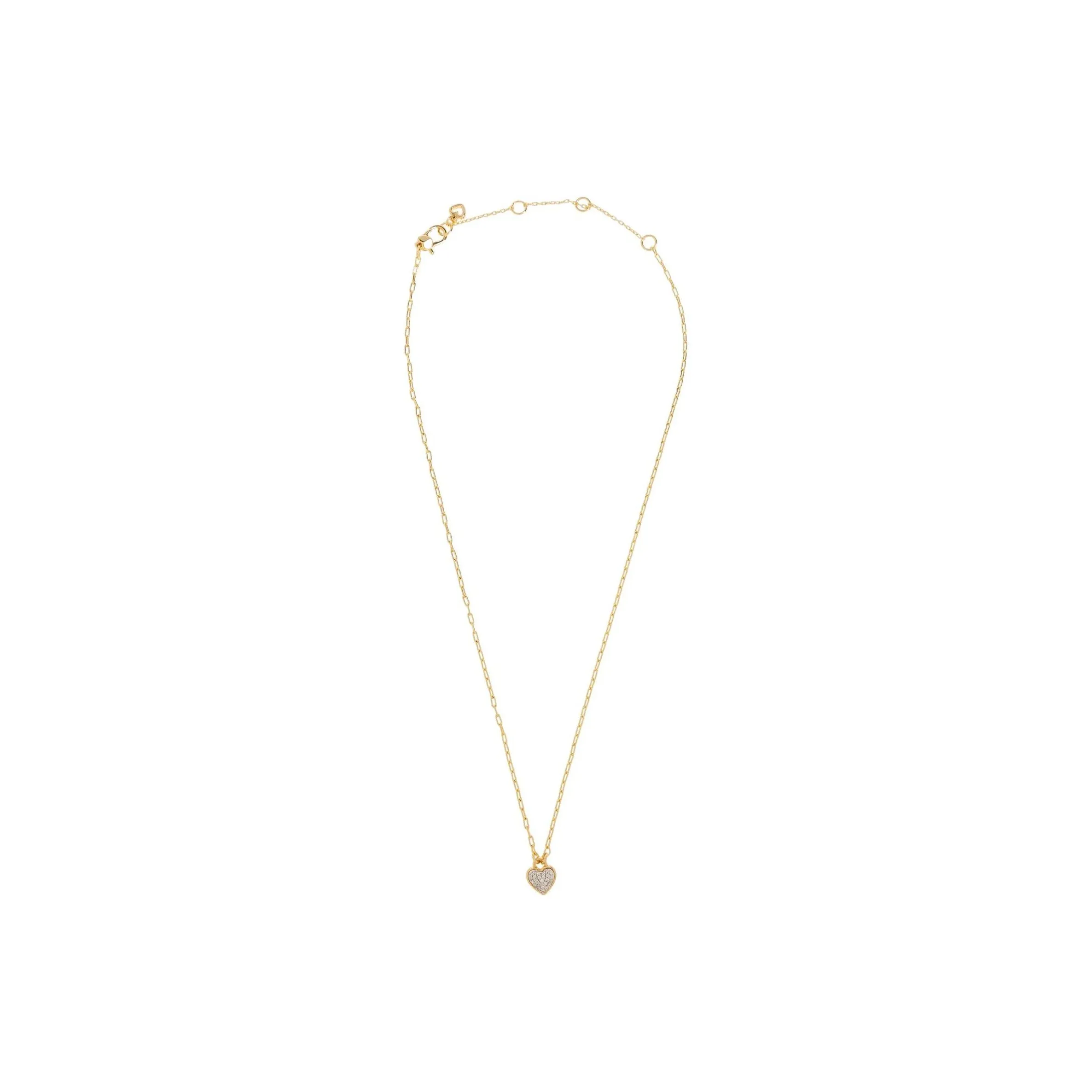 Kate Spade With All My Heart Pavé Embellished Necklace