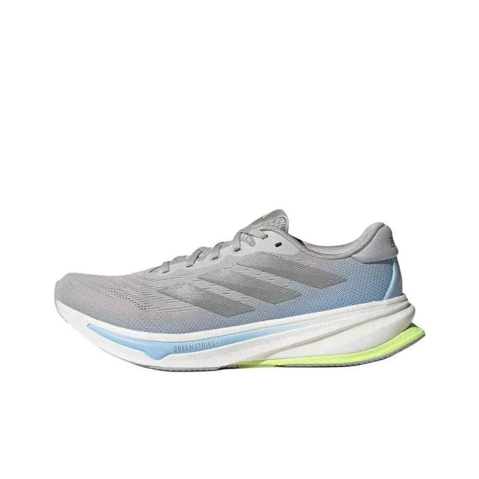 Adidas Supernova Slip Устойчивый к истиранию Низкий Топ Повседневные Беговые кроссовки Мужские Серые