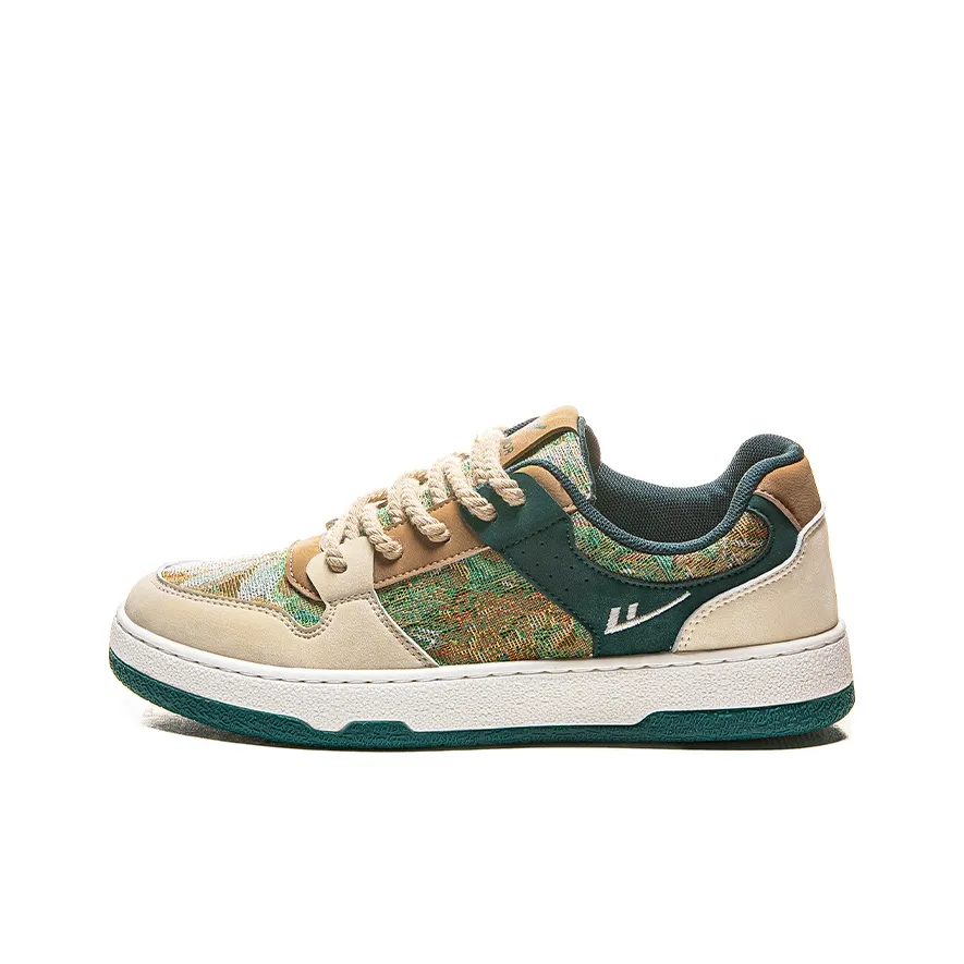 Warrior Slip-resistant Abrasion-resistant Breathable Low-Top Skateboard Shoes Men's