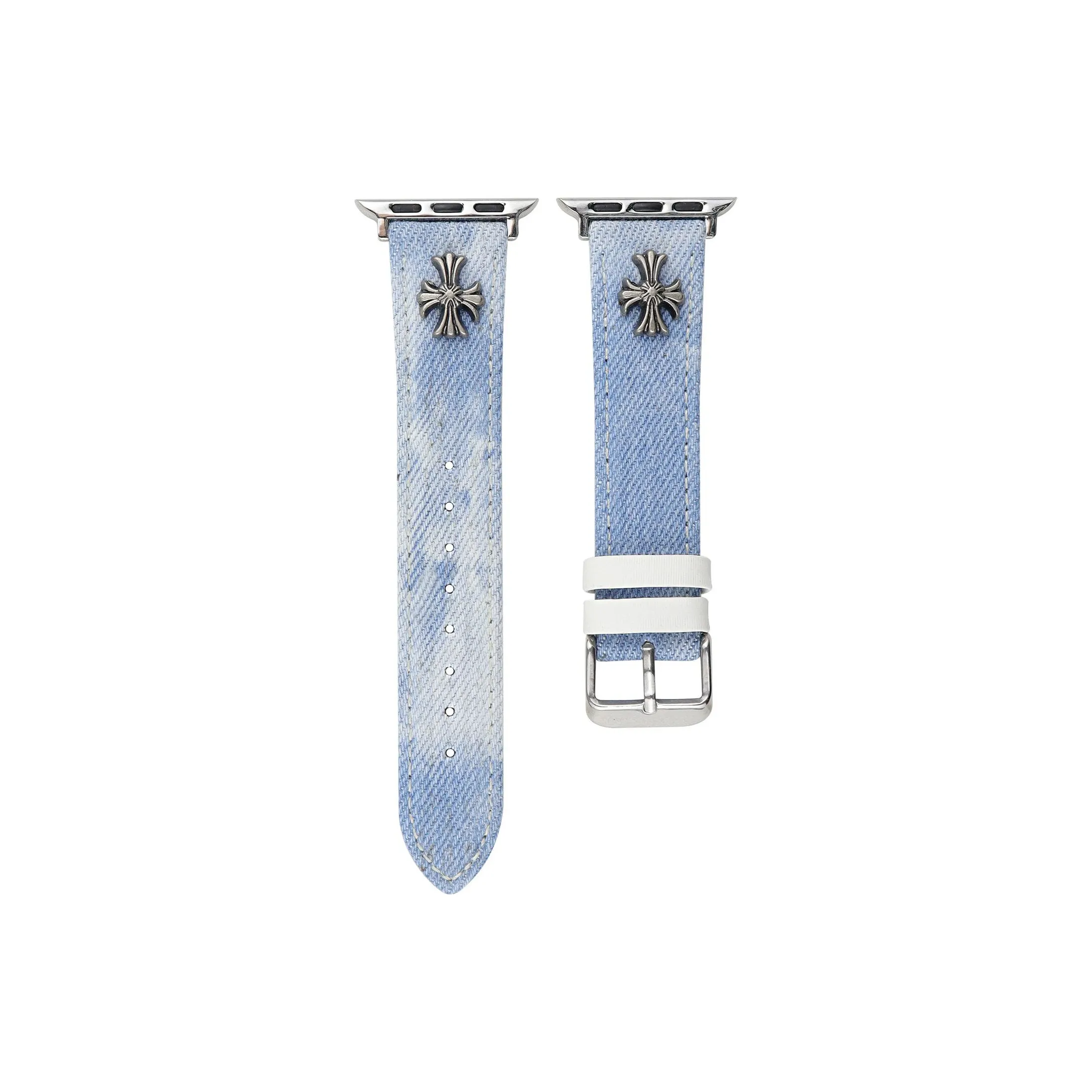 PULAISI Ремень Apple Совместимость Деним Материал 220 мм