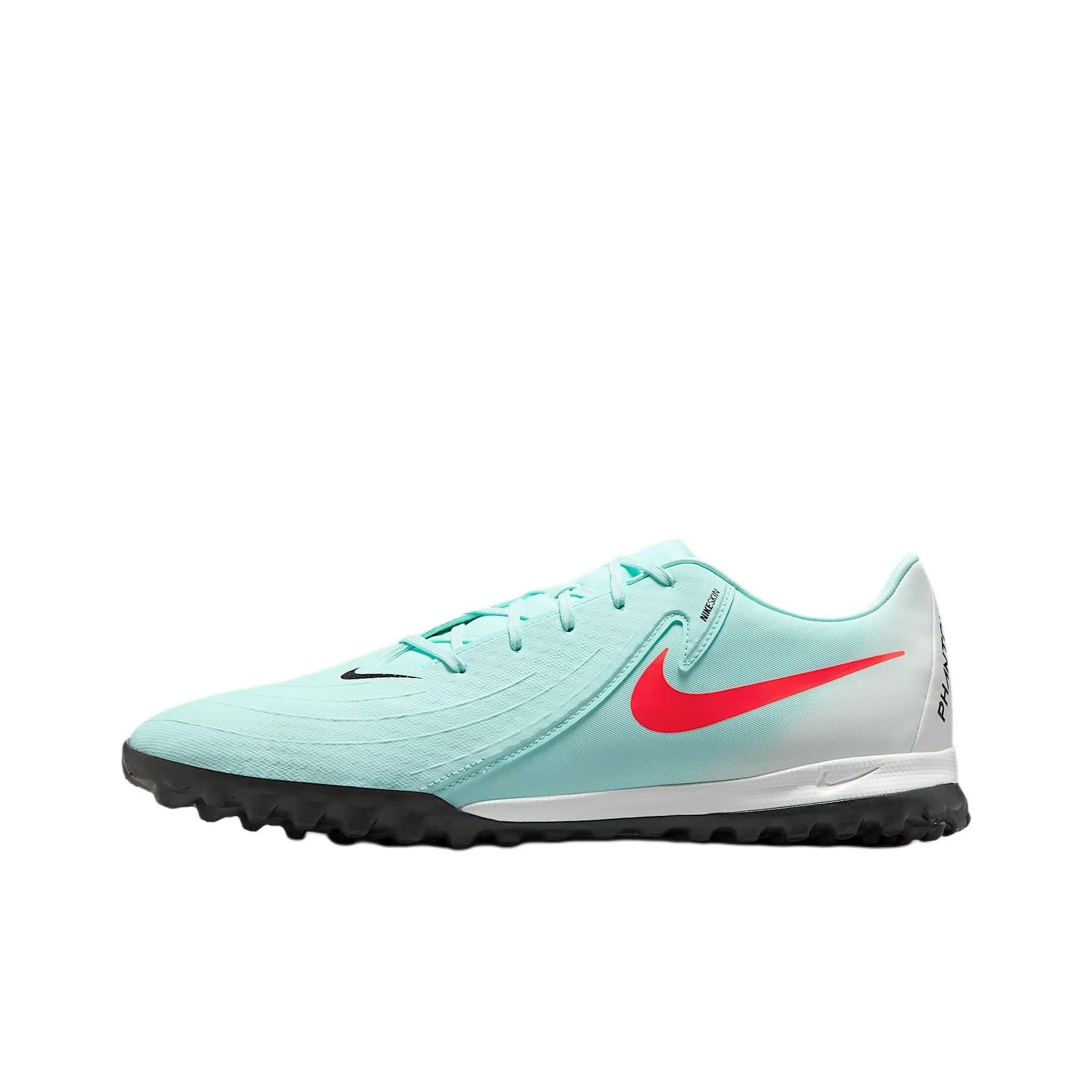 Nike Phantom GX 2 TF Шипы Противоскользящие Устойчивые к истиранию Футбольные бутсы Унисекс Циановый